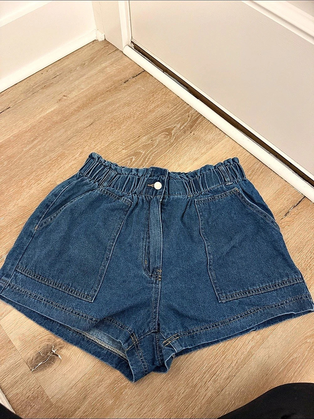 SHEIN Denim High Waist Shorts